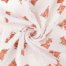 Ткань "PEPPY"   Ткань муслиновая   ФАСОВКА   EMBRACE   100\% хлопок   100 х  125 см  Shannon Fabrics red fox natural