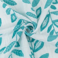 Ткань "PEPPY"   Ткань муслиновая   ФАСОВКА   EMBRACE   100\% хлопок   100 х  125 см  Shannon Fabrics stem to stem teal