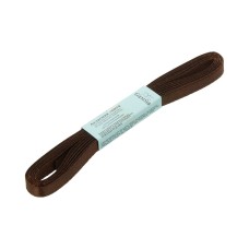 Лента атласная 6 мм ( 1/4 ")  "Gamma"   AL-6P   ФАСОВКА   10 x  5.4 м №154 т.коричневый