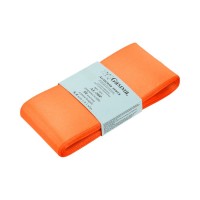 Лента атласная 50 мм ( 2 ")  "Gamma"   AL-50P   ФАСОВКА   5 x  5.4 м №155 св-оранжевый