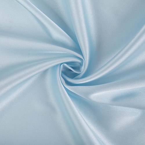 Ткань PSS-001   Poly satin   ФАСОВКА   100 г/кв.м ± 5 г/кв.м  100 х  145 см  95\% полиэстер, 5\% спандекс №17 бл.голубой