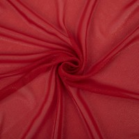 Ткань PC-04   Chiffon   60 г/кв.м ± 5 г/кв.м  147 см ± 2 см  100\% полиэстер №1 красный/золото