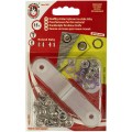 Кнопка KOH-I-NOOR 16 (1213-030 №2) рубашечные Baby металл цветные d 10 мм 15 шт. 994 сиреневый