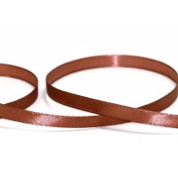Лента атласная 6 мм ( 1/4 ")  "Gamma"   33 м ± 2 м №098 т-коричневый