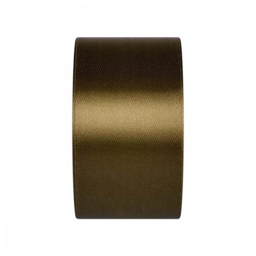 Лента атласная 50 мм ( 2 ")  "Gamma"   33 м ± 2 м №144 т.хаки