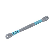 Нитки для вышивания "Gamma"    мулине  ( 0207-0819 )  100\% хлопок   24 x  8 м №0754 серо-голубой