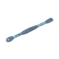 Нитки для вышивания "Gamma"    мулине  ( 0207-0819 )  100\% хлопок   24 x  8 м №0756 т-серо-голубой