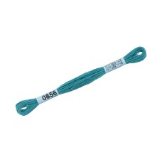 Нитки для вышивания "Gamma"    мулине  ( 0820-3070 )  100\% хлопок   24 x  8 м №0856 мор.волна