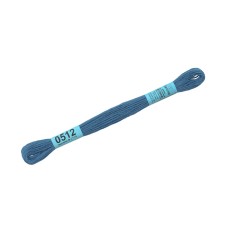 Нитки для вышивания "Gamma"    мулине  ( 0207-0819 )  100\% хлопок   24 x  8 м №0512 св-синий