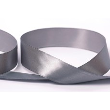 Лента атласная 25 мм ( 1 ")  "Gamma"   33 м ± 2 м №018 т.серый