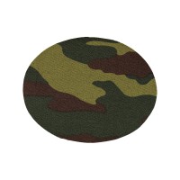 Термоаппликация "BLITZ"   Термозаплатка "овал"  №1 13х10 см   2 шт 1-01-10 хаки