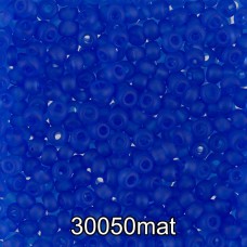 Бисер Чехия круглый 3   10/0   2.3 мм  500 г 30050 mat (Ф633) св.васильковый мат.