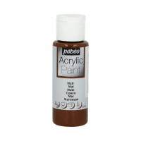 Краска акриловая "PEBEO"   Acrylic Paint для декора матовая   59 мл 097816 шоколад