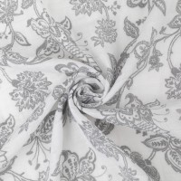 Ткань "PEPPY"   Ткань муслиновая   ФАСОВКА   EMBRACE   100\% хлопок   100 х  125 см  Shannon Fabrics garden toile steel