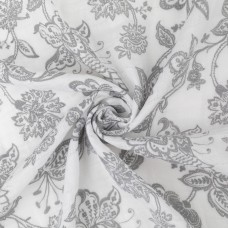 Ткань "PEPPY"   Ткань муслиновая   ФАСОВКА   EMBRACE   100\% хлопок   100 х  125 см  Shannon Fabrics garden toile steel