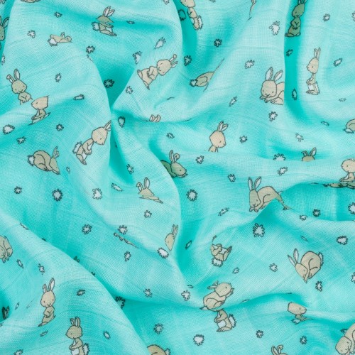 Ткань "PEPPY"   Ткань муслиновая   ФАСОВКА   SMD EMBRACE   100\% хлопок   100 х  125 см  Shannon Fabrics cotton tails aruba