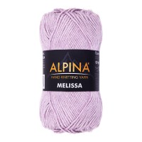 Пряжа ALPINA "MELISSA"   95\% вискоза, 5\% кашемир   10 шт. х  50 г  125 м ± 6 м №17 сиреневый