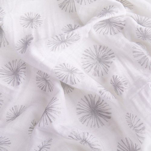 Ткань "PEPPY"   Ткань муслиновая   ФАСОВКА   EMBRACE METALLIC   100\% хлопок   100 х  125 см ± 2 см  Shannon Fabrics emmmake a wish silver
