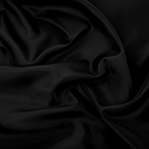 Ткань подкладочная "Gamma"   Taffeta   180Т   100\% полиэстер   152 см ± 1 см _ЧЕРНЫЙ