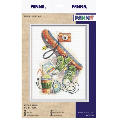 Набор для вышивания "PANNA" CE-7149   "Будь в теме" 23.5  х 31.5  см