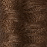 Швейные нитки (полиэстер) 150D/3   "Gamma"  / "Micron"   912 м  1000 я №496 т.коричневый