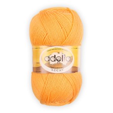 Пряжа ADELIA "LUCAS"   70\% шерсть, 30\% акрил   5 шт. х  100 г  218 м ± 10 м №03 яр.желтый