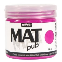 Краска акриловая "PEBEO"   экстра матовая Mat Pub №1   140 мл 256008 розовый тирин