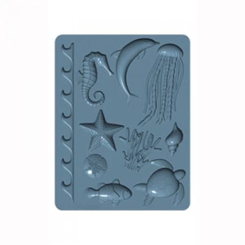 "Sculpey"   Silicone Bakeable Mold силиконовая форма для слепков   APM   СК/Распродажа 61 Sea Life