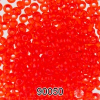 Бисер Чехия круглый 3   10/0   2.3 мм  500 г 90050 (Ф180) оранжево-красный