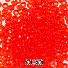 Бисер Чехия круглый 3   10/0   2.3 мм  500 г 90050 (Ф180) оранжево-красный