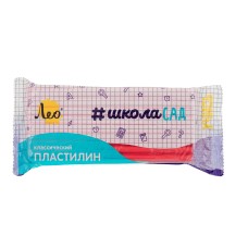 "Лео"   "ШколаСад"   Пластилин классический, группа 2   LMC-240   240 г ( в пакете )  5 шт  1 цв. красный