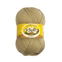Пряжа ADELIA "JESSICA"   67\% шерсть, 33\% полиэстер   5 шт. х  100 г  260 м ± 10 м №29 св.оливковый