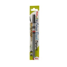 "Pentel"   Кисть с краской Colour Brush Pigment   1-10 мм   кисть XGFP-101X черный