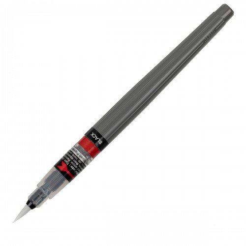 "Pentel"   Кисть с краской Colour Brush Pigment   1-10 мм   кисть XGFP-101X черный