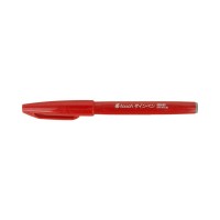 "Pentel"   Фломастер-кисть Brush Sign Pen   2,0 мм   кисть SES15C-B красный