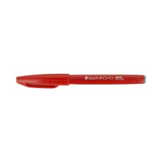 "Pentel"   Фломастер-кисть Brush Sign Pen   2,0 мм   кисть SES15C-B красный