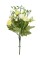 Искусственное растение "Blumentag"   ATJ-06   Растение искусственное "Роза"   32 см  5 х  1 шт. 01 белый/св.желтый
