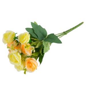 Искусственное растение "Blumentag"   ATJ-06   Растение искусственное "Роза"   32 см  5 х  1 шт. 01 белый/св.желтый