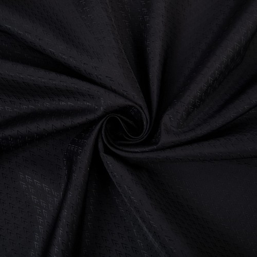 Ткань подкладочная "Gamma"   Taffeta с рисунком   JTR   52\% полиэстер, 48\% вискоза   145 см ± 2 см №098 черный (елочка)