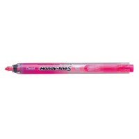 "Pentel"   Маркер-выделитель текста автоматич. Handy-Lines, 1.0/4.5 мм   1 - 4.5 мм   пулевидный   12 шт. SXS15-PO розовый