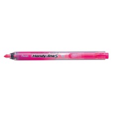 "Pentel"   Маркер-выделитель текста автоматич. Handy-Lines, 1.0/4.5 мм   1 - 4.5 мм   пулевидный   12 шт. SXS15-PO розовый