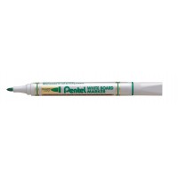"Pentel"   Маркер для белых досок   4.2 мм   пулевидный   12 шт. MW85-DE зеленый