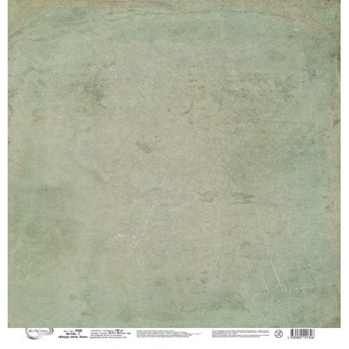 Бумага для скрапбукинга "Mr.Painter"   PSR 201106   "Вокруг меня. Хаки"   190 г/кв.м  30.5 x 30.5 см  10 шт. 1
