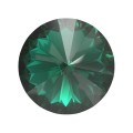 страз цветн. 10.7 мм стекло 12 шт изумруд (emerald 50730)