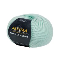 Пряжа ALPINA "ORNELLA MERINO"   100\% мериносовая шерсть   10 шт. х  50 г  125 м ± 5 м №026 мятный