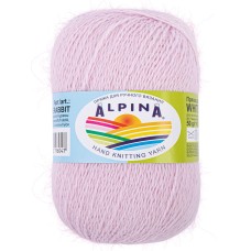 Пряжа ALPINA "WHITE RABBIT"   55\% пух кролика, 45\% нейлон   10 шт. х  50 г  300 м ± 15 м №244 св.розовый