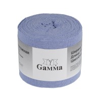 Лента окантовочная 60 мм  Окантовка трикотажная (рибана)   "Gamma"   95\% хлопок, 5\% эластан   4 x  5 м  СК/Распродажа № 012 серо-голубой