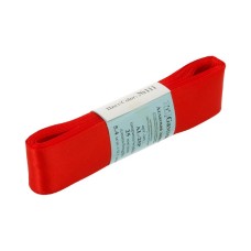 Лента атласная 25 мм ( 1 ")  "Gamma"   AL-25P   ФАСОВКА   5 x  5.4 м №111 красный