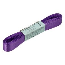 Лента атласная 12 мм ( 1/2 ")  "Gamma"   AL-12P   ФАСОВКА   10 x  5.4 м №502N(18-3640) сиреневый