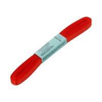 Лента атласная 6 мм ( 1/4 ")  "Gamma"   AL-6P   ФАСОВКА   10 x  5.4 м №104 т.красный